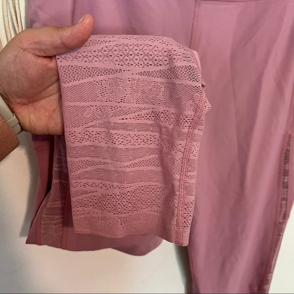 Victoria’s Secret | pink sport total knockout lace side leggings size XL - Picture 7 of 11